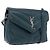 Autre Marque Saint Laurent Lulu Shoulder Bag Leather Green Silver 467072