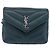 Autre Marque Saint Laurent Lulu Shoulder Bag Leather Green Silver 467072 - vista 2