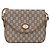 GUCCI GG Plus Supreme Shoulder Bag PVC Beige Gold - vista 2