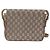 GUCCI GG Plus Supreme Shoulder Bag PVC Beige Gold - vista 3