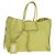 Balenciaga The Paper Hand Bag Leather Light Yellow Silver 236701