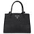 PRADA Hand Bag Leather 2way Black Silver - vista 2