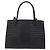 PRADA Hand Bag Leather 2way Black Silver - vista 3