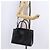 PRADA Hand Bag Leather 2way Black Silver - vista 32