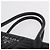 PRADA Hand Bag Leather 2way Black Silver - vista 8