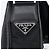 PRADA Shoulder Bag Nylon Black Silver - vista 19