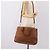 Miu Miu Hand Bag Leather 2way Brown Gold - vista 27