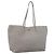 FENDI Celeria Carla Tote Bag Leather Gray Silver