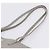 FENDI Celeria Carla Tote Bag Leather Gray Silver - vista 14