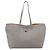 FENDI Celeria Carla Tote Bag Leather Gray Silver - vista 2