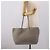 FENDI Celeria Carla Tote Bag Leather Gray Silver - vista 22