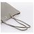 FENDI Celeria Carla Tote Bag Leather Gray Silver - vista 7