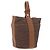 Hermès HERMES Sakso PM Hand Bag Canvas Brown Silver