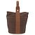 Hermès HERMES Sakso PM Hand Bag Canvas Brown Silver - vista 2