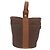 Hermès HERMES Sakso PM Hand Bag Canvas Brown Silver - vista 3