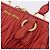 Miu Miu Matelasse Hand Bag Leather 2way Orange Gold - vista 11