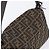 FENDI Zucca Canvas Mamma Baguette Shoulder Bag Black Silver - vista 6