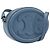 Céline CELINE Triomphe Shoulder Bag Leather Light Blue Gold Tone