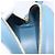 Céline CELINE Triomphe Shoulder Bag Leather Light Blue Gold Tone - vista 20