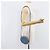 Céline CELINE Triomphe Shoulder Bag Leather Light Blue Gold Tone - vista 24