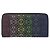 LOEWE Anagram Zippy Wallet Leather Silver Rainbow - vista 2