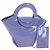 Bottega Veneta Hand Bag Patent leather Purple Silver