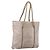 CHANEL Luxury Line Chain Tote Bag Leather Silver Gold Tone CC