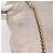 CHANEL Luxury Line Chain Tote Bag Leather Silver Gold Tone CC - vista 15