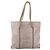 CHANEL Luxury Line Chain Tote Bag Leather Silver Gold Tone CC - vista 2