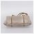 CHANEL Luxury Line Chain Tote Bag Leather Silver Gold Tone CC - vista 9
