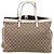 GUCCI GG Canvas Tote Bag Beige Silver 153213 - vista 3