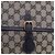 GUCCI GG Canvas Shoulder Bag Navy Gold Tone 798823 - vista 14