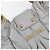 Miu Miu Hand Bag Leather 2way Gray Gold - vista 19