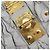 Miu Miu Hand Bag Leather 2way Gray Gold - vista 23