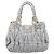 Miu Miu Hand Bag Leather 2way Gray Gold - vista 3