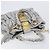 Miu Miu Hand Bag Leather 2way Gray Gold - vista 6