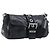 PRADA Shoulder Bag Leather Black Silver