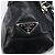 PRADA Shoulder Bag Leather Black Silver - vista 16