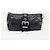 PRADA Shoulder Bag Leather Black Silver - vista 33