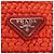 PRADA Shoulder Pouch Raffia 2way Orange Silver - vista 18