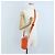 PRADA Shoulder Pouch Raffia 2way Orange Silver - vista 26