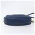 Miu Miu Madras Shoulder Bag Leather Navy Gold Tone - vista 10