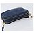 Miu Miu Madras Shoulder Bag Leather Navy Gold Tone - vista 6