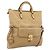 Miu Miu Hand Bag Leather 2way Beige Gold Tone