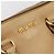 Miu Miu Hand Bag Leather 2way Beige Gold Tone - vista 19