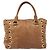 Miu Miu Hand Bag Leather 2way Brown Gold - vista 3