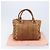 Miu Miu Hand Bag Leather 2way Brown Gold - vista 31