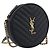 Autre Marque Saint Laurent Chain Shoulder Bag Leather Black Gold