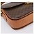 Céline CELINE Macadam Canvas Shoulder Bag PVC Leather Brown Gold - vista 10