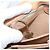 Céline CELINE Macadam Canvas Shoulder Bag PVC Leather Brown Gold - vista 22